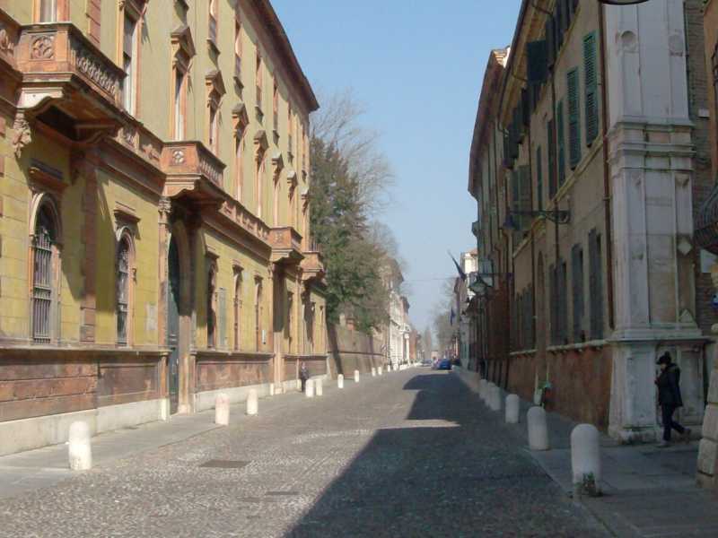 Corso Ercole d’Este deserto