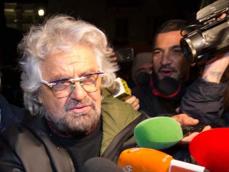 Beppe Grillo (foto LaPresse)