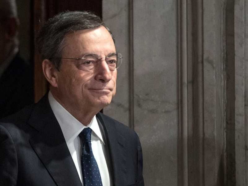 Mario Draghi (foto LaPresse)