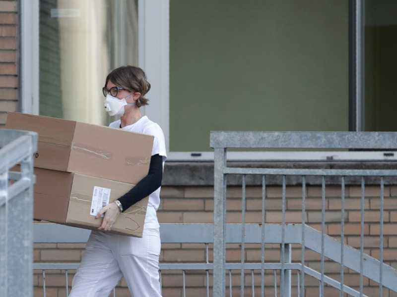 L'ospedale di Codogno (LaPresse)