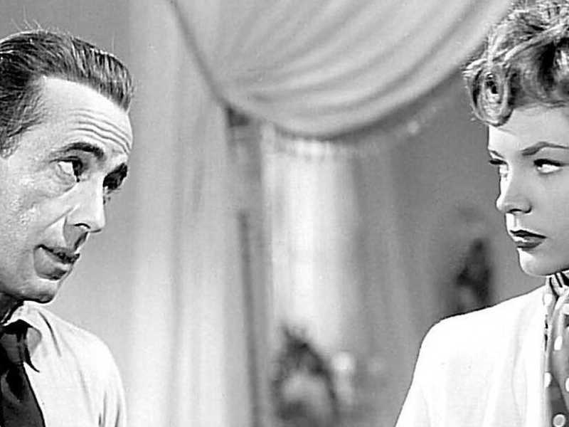 Humphrey Bogart e Lauren Bacall ne "Il grande sonno"