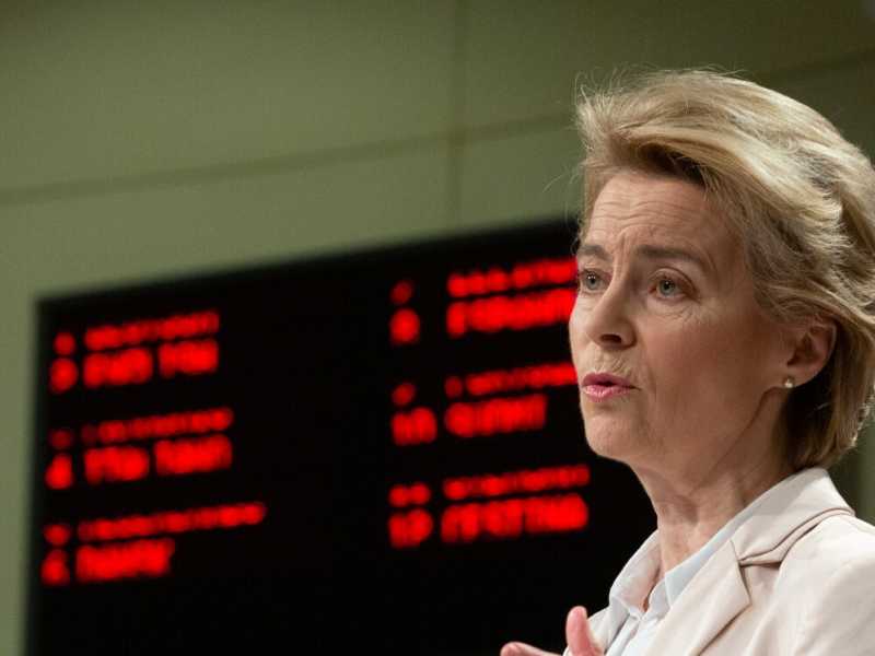 Ursula von der Leyen (foto LaPresse)