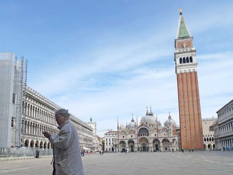 Coronavirus, Venezia isolata come da decreto (LaPresse)