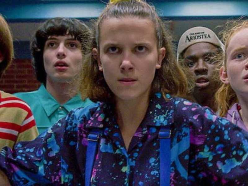 Una scena di Stranger Things di Netflix