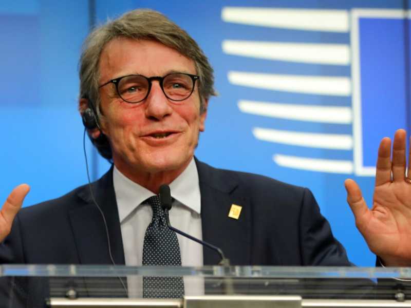 David Sassoli (foto LaPresse)