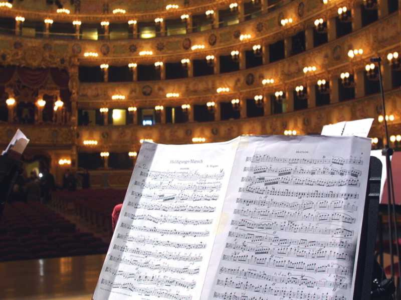 "Noi dell&rsquo;orchestra non possiamo suonare distanziati e con le mascherine in una buca con altre 75 persone,  racconta Pino Ettorre, primo contrabbasso del Teatro La Scala di Milano (foto LaPresse)