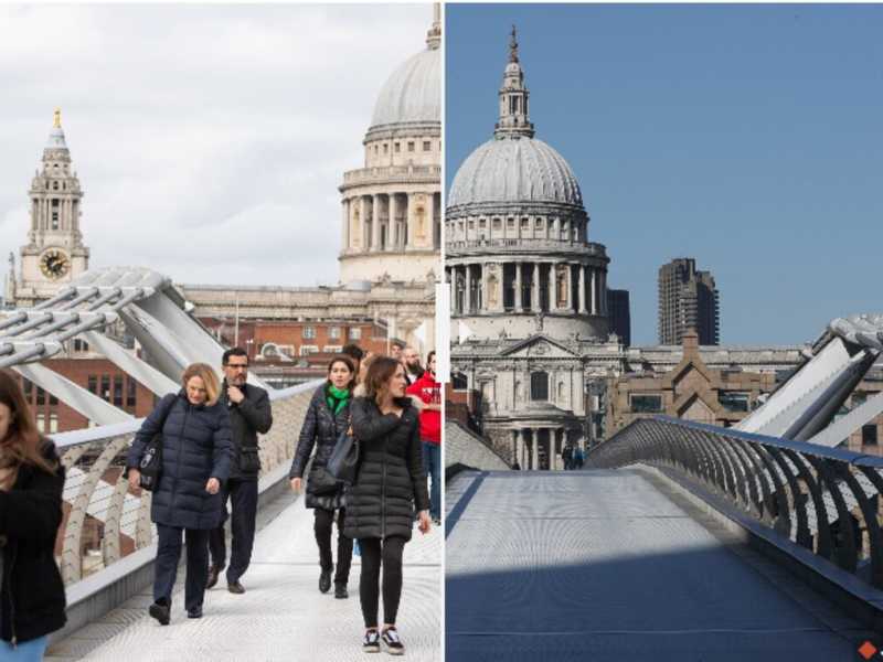 Il tè nel deserto. Viaggio fotografico nella Londra del lockdown