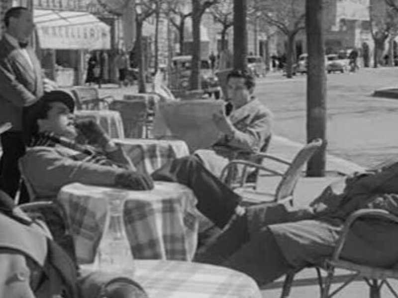 Una scena del film "I Vitelloni" diretto nel 1953 da Federico Fellini