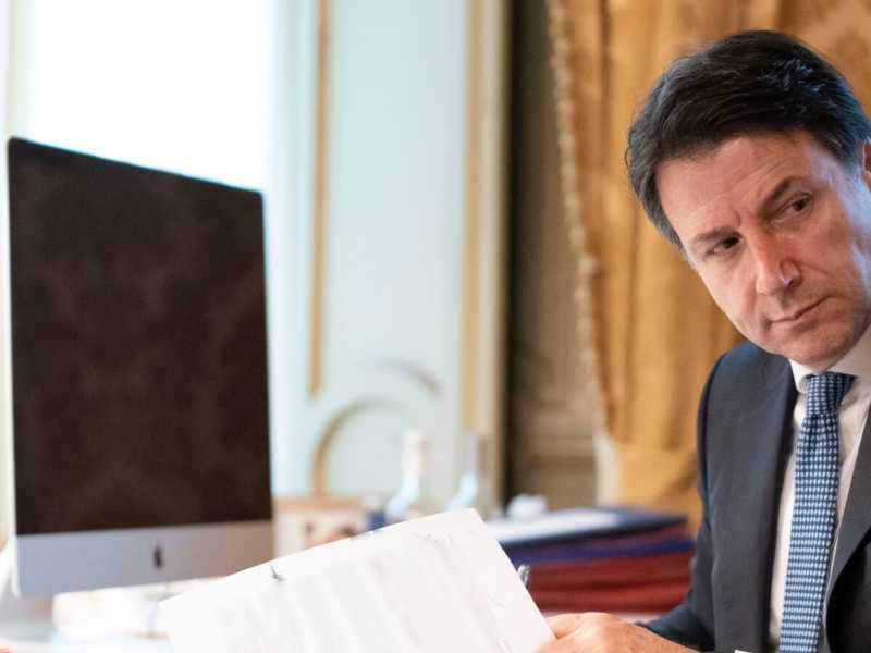 Giuseppe Conte (foto LaPresse)