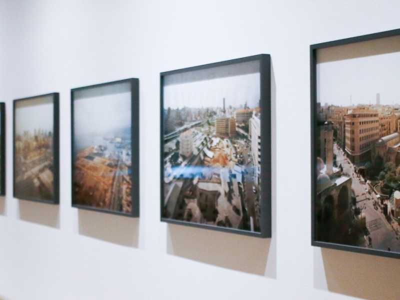 La msotra di Gabriele Basilico, Metropoli, al Palazzo delle Esposizioni di Roma (foto LaPresse)