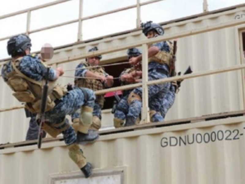 L'addestramento della polizia irachena da parte della Police Task Force di Baghdad (foto: Difesa.it)