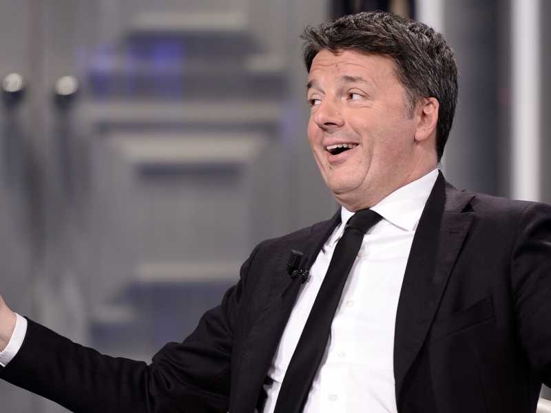 Matteo Renzi ospite di Porta a Porta (LaPresse)