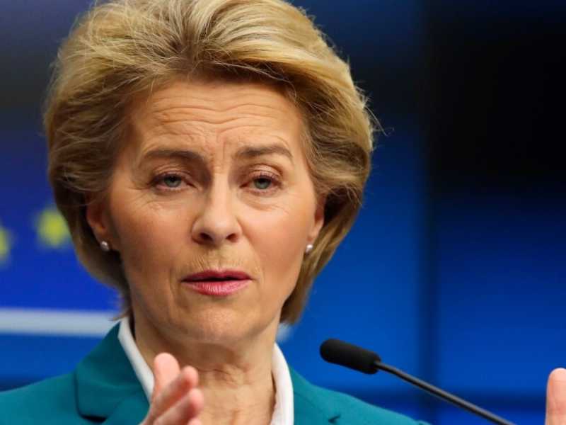 La presidente della Commissione Ue, Ursula von der Leyen (foto LaPresse)