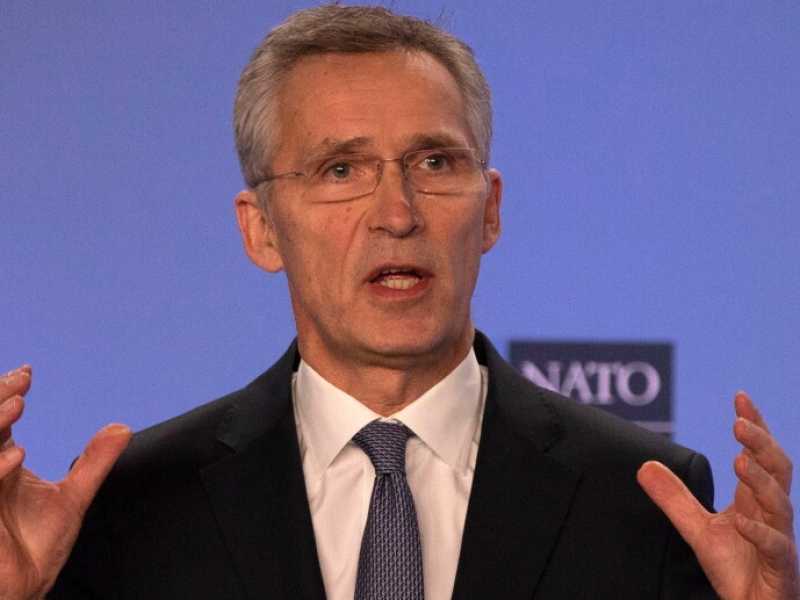 Il segretario generale della Nato, Jens Stoltenberg (foto LaPresse)