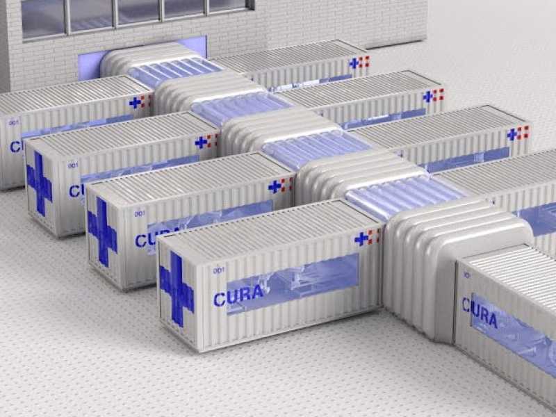 Carlo Ratti e Italo Rota, CURA (Connected Units for Respiratory Ailments), modello