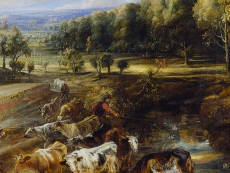 Pieter Paul Rubens, &ldquo;Paesaggio con arcobaleno&rdquo; (1636 circa). Wallace Collection, Manchester