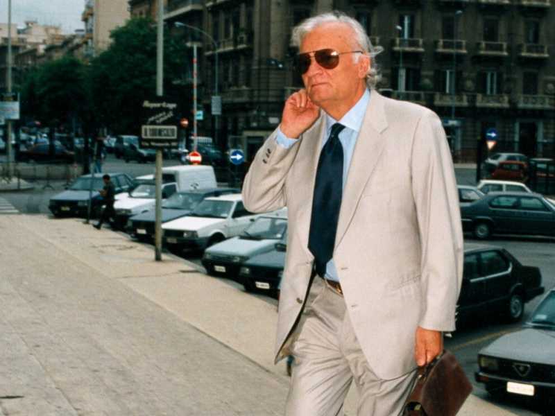 Bruno Contrada in uno scatto degli anni 90 (foto LaPresse)