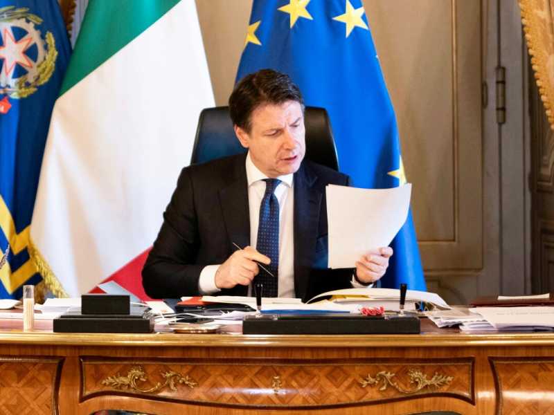 Giuseppe Conte (foto LaPresse)