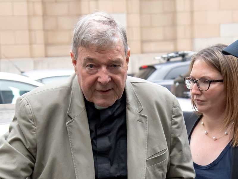 Il cardinale George Pell (foto LaPresse)