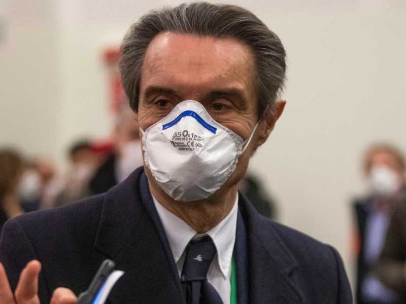 Il governatore della Lombardia, Attilio Fontana (foto LaPresse)