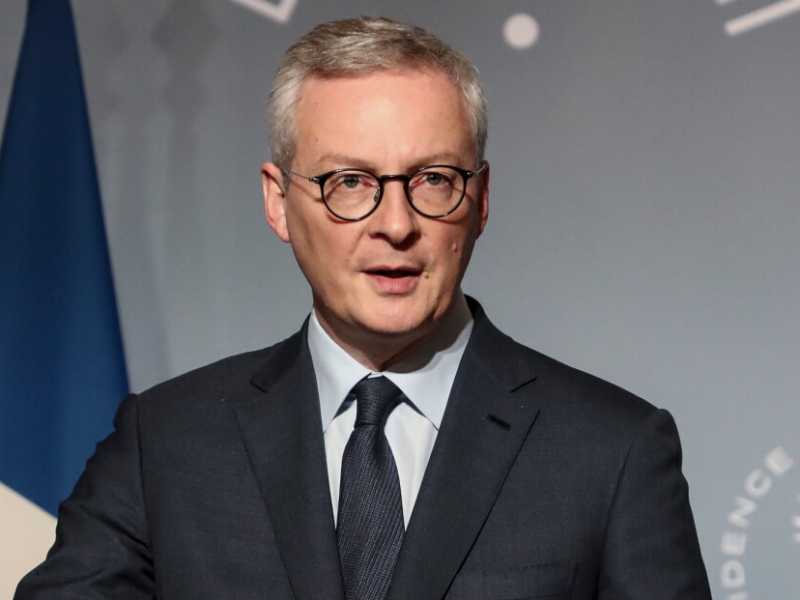 Il ministro francese delle Finanze, Bruno Le Maire (foto LaPresse)