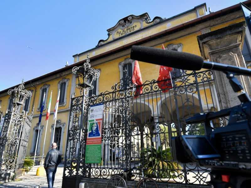 Pio Albergo Trivulzio: l'istituto geriatrico al centro dell'emergenza Coronavirus (foto LaPresse)