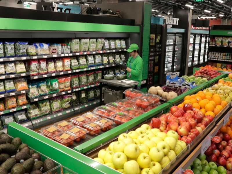 Store Amazon Go a Seattle (foto LaPresse)