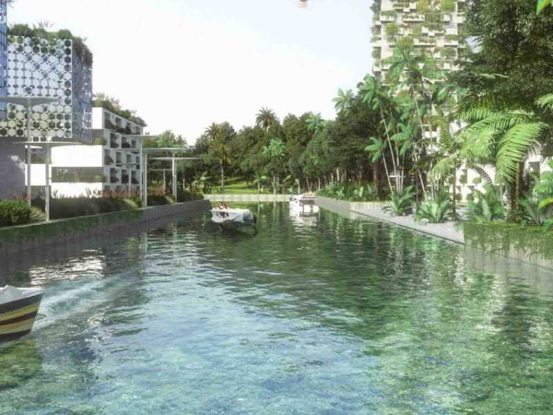 Smart Forest City di Cancun, pianificazione urbana di una nuova Citt&agrave; Foresta in Messico. Progetto Stefano Boeri Architetti per la citt&agrave; di Cancun, Messico (Courtesy Stefano Boeri Architetti)