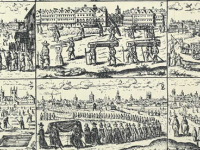 John Dunstall. "La rappresentazione della peste e delle sue conseguenze (1666 )