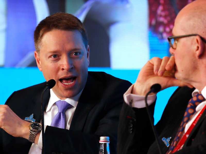Sulla sinistra Matthew Pottinger, responsabile per il settore Asia del Consiglio per la sicurezza nazionale dentro all&rsquo;Amministrazione Trump (foto LaPresse)