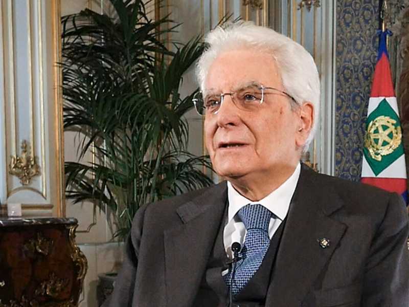 Sergio Mattarella (foto LaPresse)