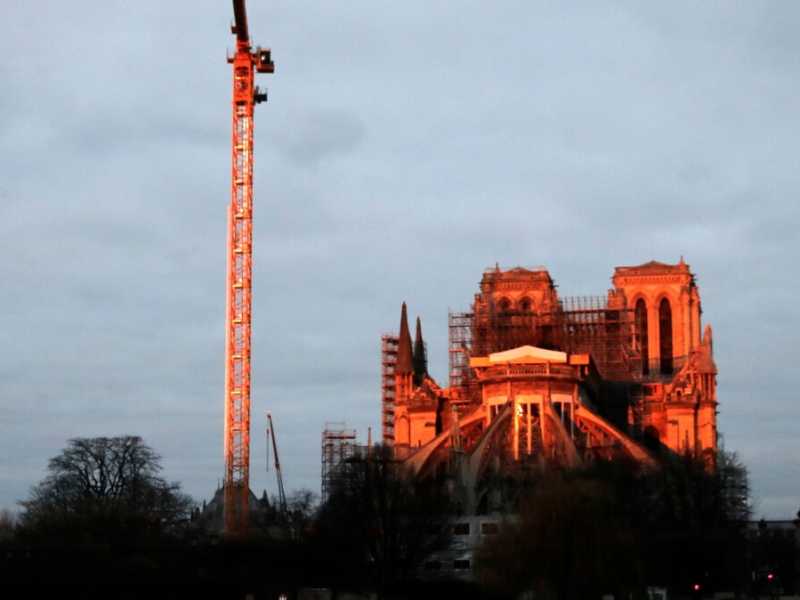 Parigi, il restauro della cattedrale di Notre-Dame