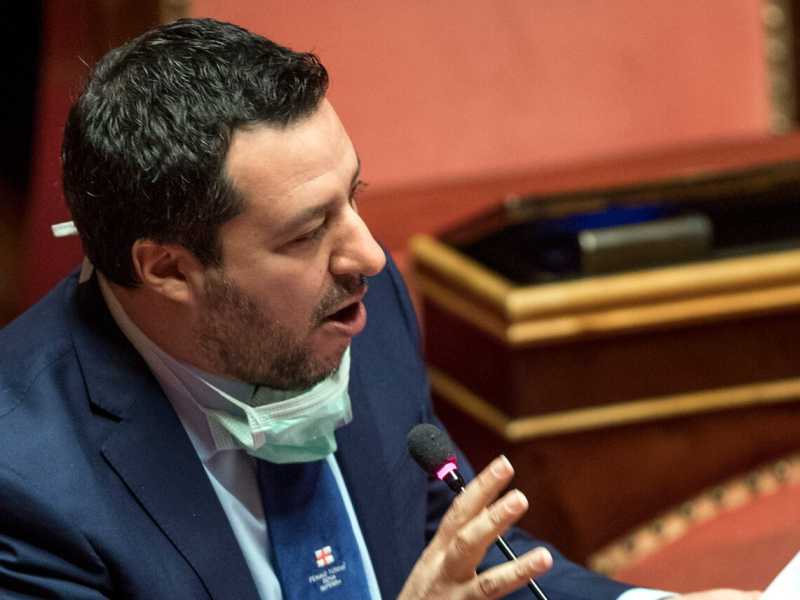Matteo Salvini (foto LaPresse)
