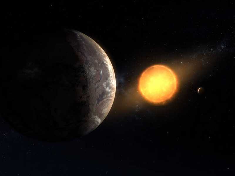 Un'illustrazione di Kepler-1649c (immagine Nasa/Ames Research Center/Daniel Rutter)