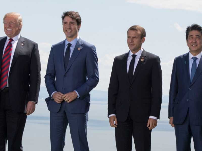 Canada, G7 del 2018, i leader mondiali (LaPresse)