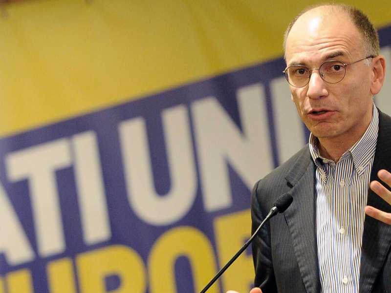 Enrico Letta (foto LaPresse)