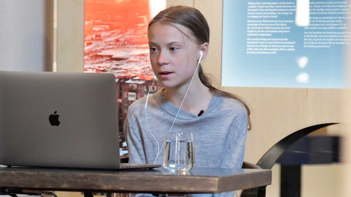 Immagine di Greta Thumberg si è sbilanciata