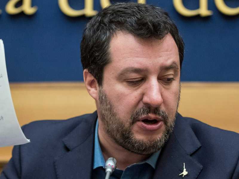 Matteo Salvini (foto LaPresse)