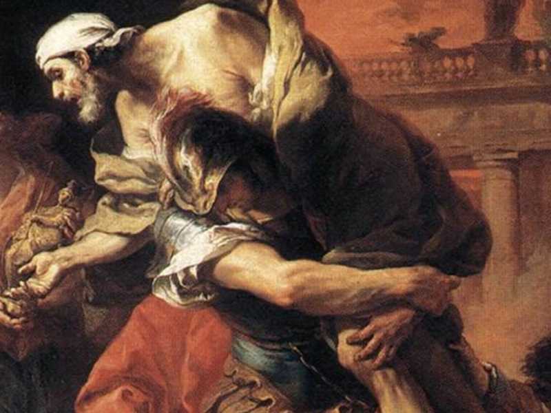 Enea salva il padre dall'incendio di Troia, Charles-André van Loo
