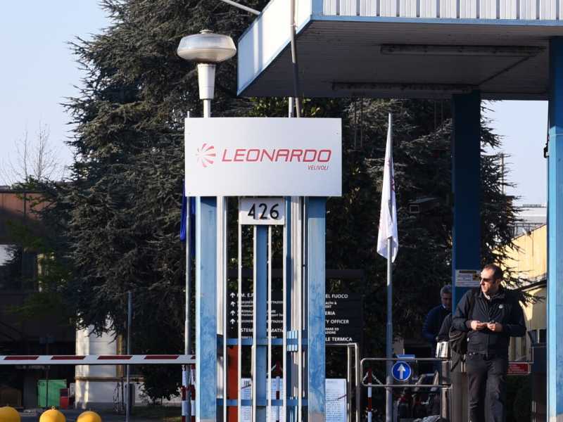La sede torinese di Leonardo (foto LaPresse)