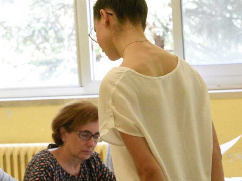 Esami di Maturit&agrave; 2019, gli orali all'istituto superiore Tartaglia di Brescia (LaPresse)