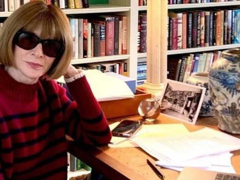 Anna Wintour si &egrave; mostrata su Instagram con i pantaloni della tuta, e se n&rsquo;&egrave; discusso molto (Instagram)