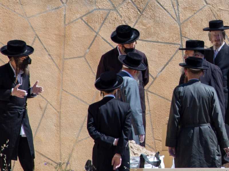 Un funerale a Gerusalemme (foto LaPresse)