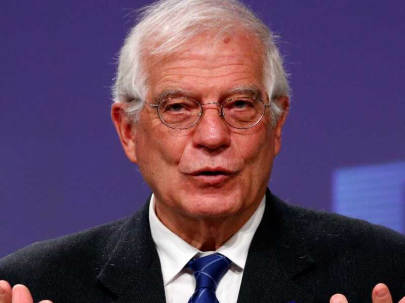 Alto rappresentante dell'Ue per gli affari esteri e la politica di sicurezza, Josep Borrell (foto LaPresse)
