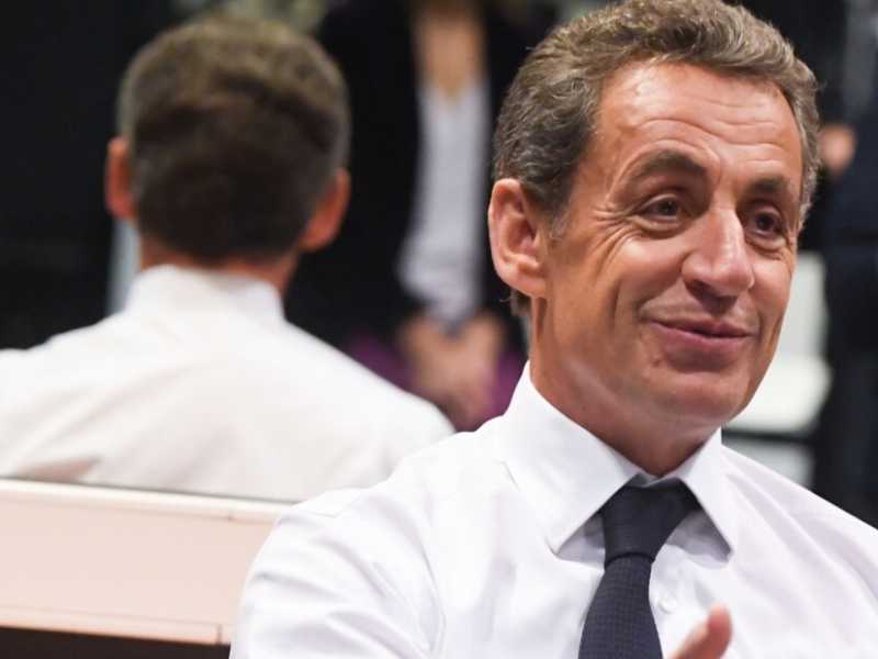 L'ex presidente della Repubblica francese, Nicolas Sarkozy (foto LaPresse)