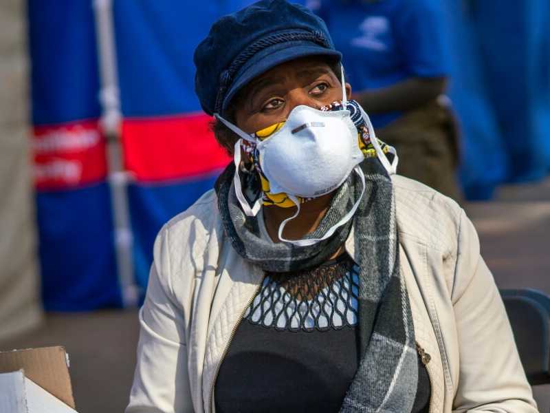 Un'immagine scattata a Johannesburg (foto LaPresse)