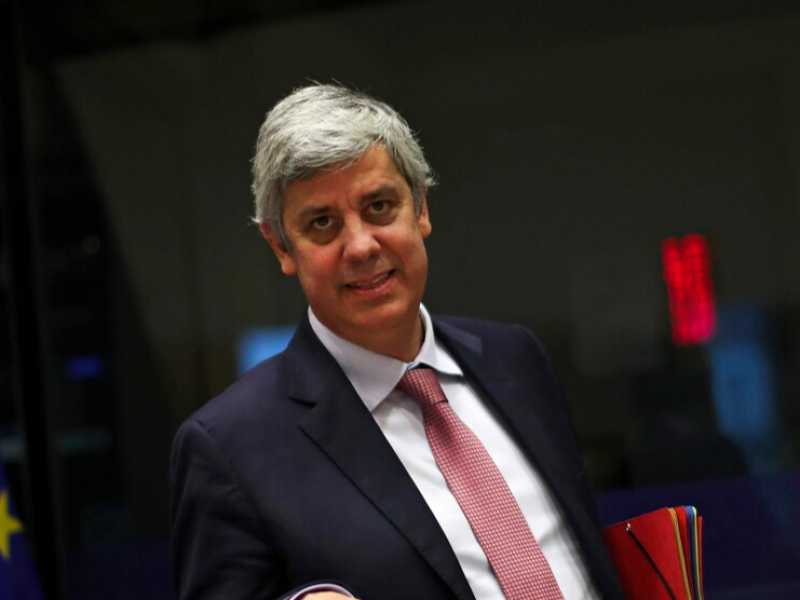 Mario Centeno, presidente dell'Eurogruppo (foto LaPresse)