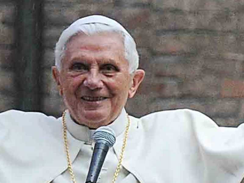 Benedetto XVI (foto LaPresse)