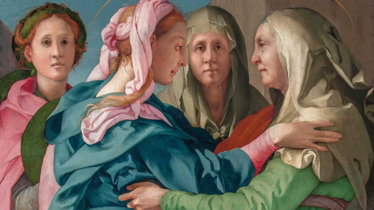 Immagine di Silvia, sua madre e l’abbraccio di Pontormo. Il cuore di una foto