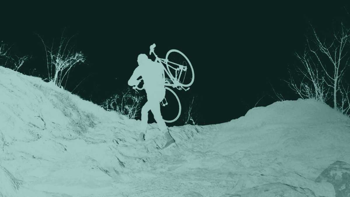 Immagine di La bicicletta deve ringraziare il bianco dell'Etna